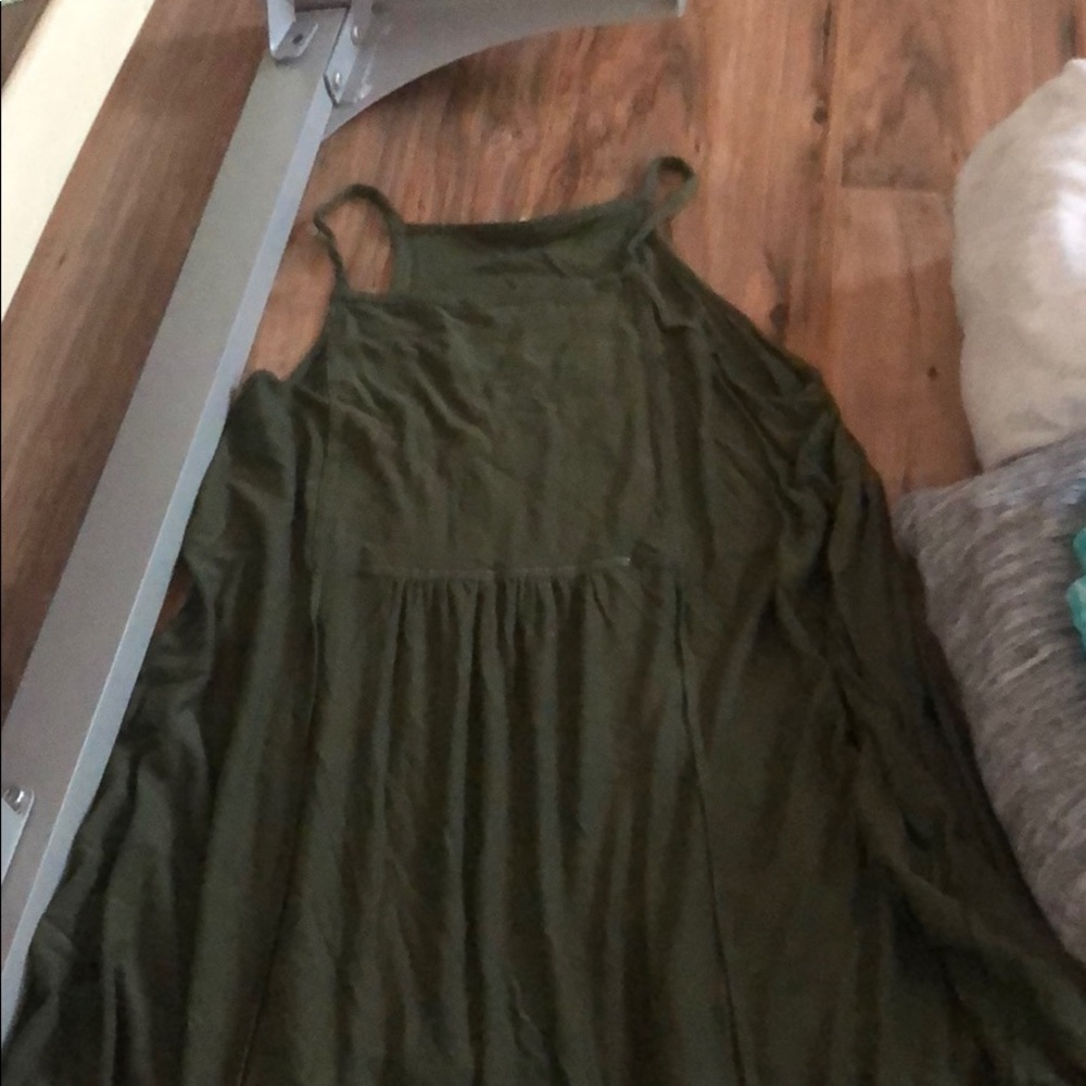 green summer dress
